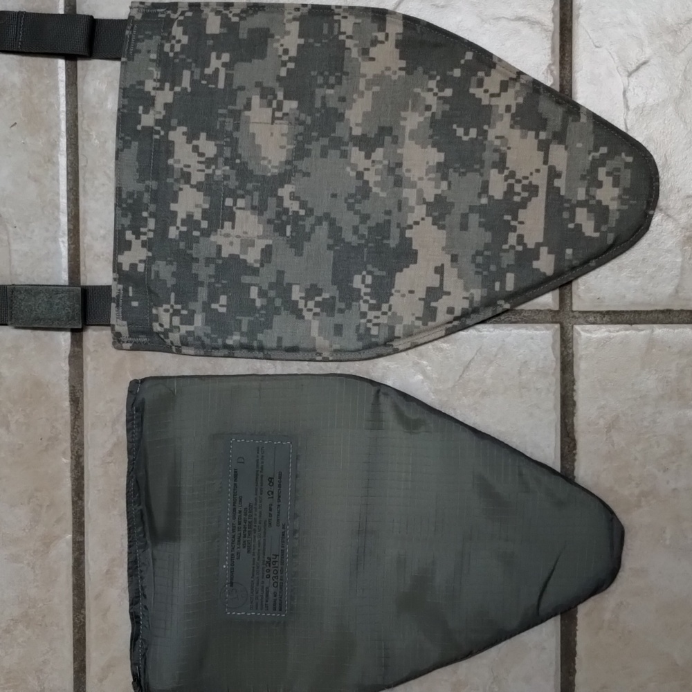 USGI IOTV IBA OTV groin protector IIIa kevlar UCP camo MOLLE